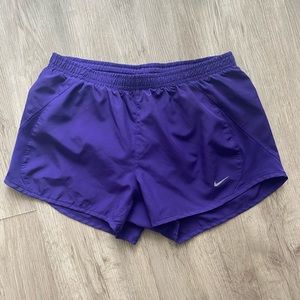 Purple Nike Running Shorts